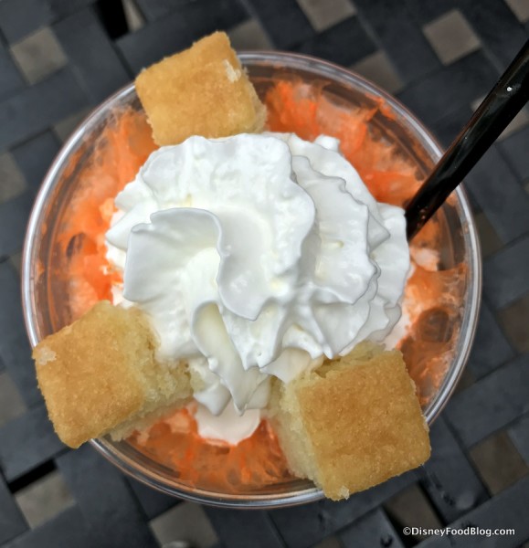 Orange-Vanilla Cream Float with Whipped Cream (non-alcoholic)
