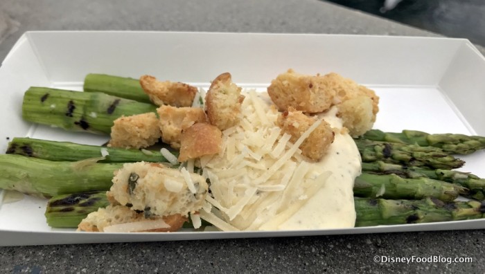 Grilled Asparagus Ceasar Salad