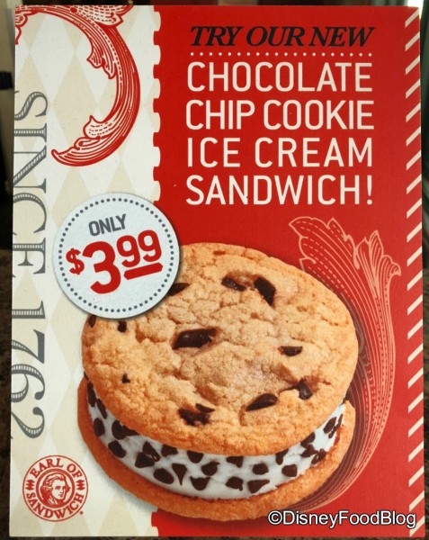 Earl of Sandwich Ice Cream Sandwich