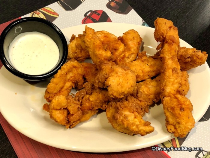 Parmesan Breading on Chicken Tenders