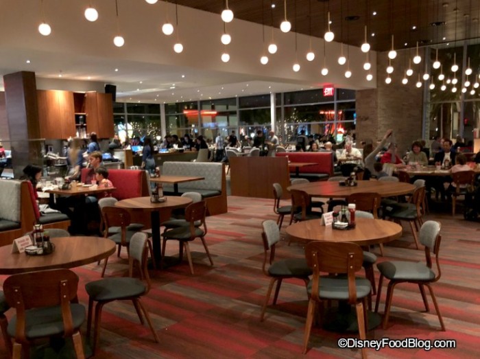 Plenty of seating at Disneyland Splitsville!