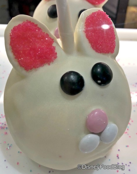 Easter Bunny Caramel Apple at Goofy's