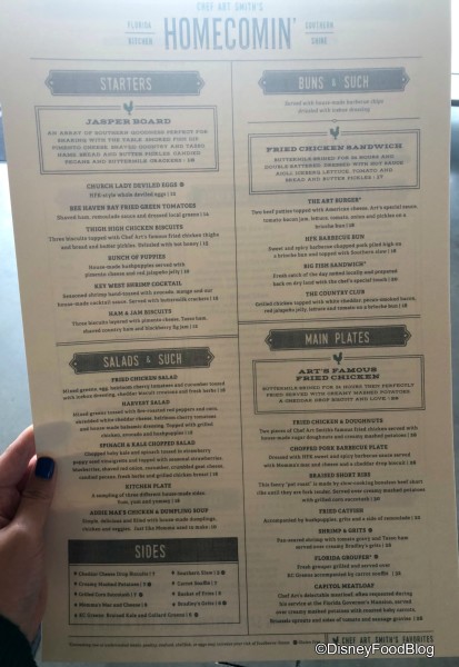 Homecomin' has new menu items