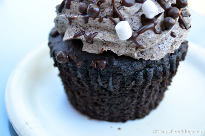 Rich chocolate cupcake