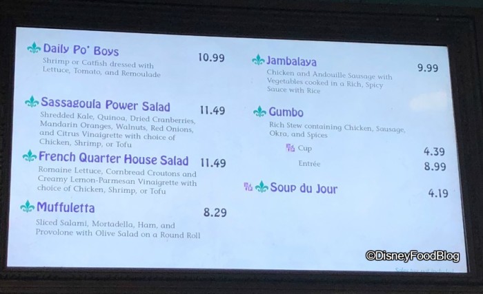 Po'Boys are still on the menu! 