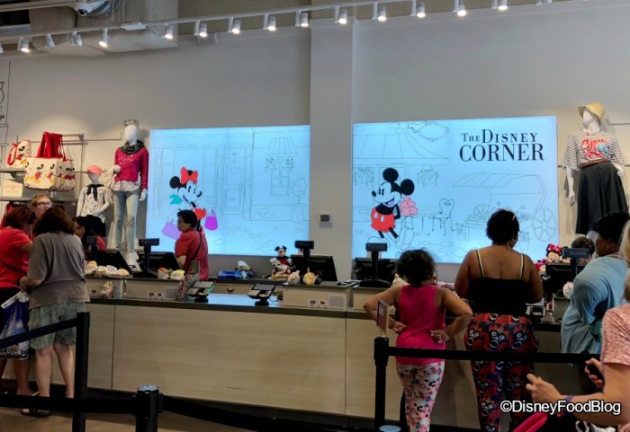 Checkout at the Disney Corner Store