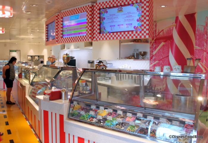 Step up to the ice cream and gelato case!