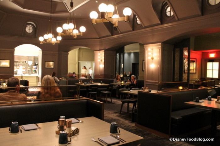 Central Dining Room in the evening