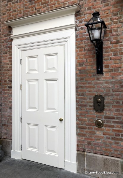 Door allowing access to stairwells for Upstairs Lounge