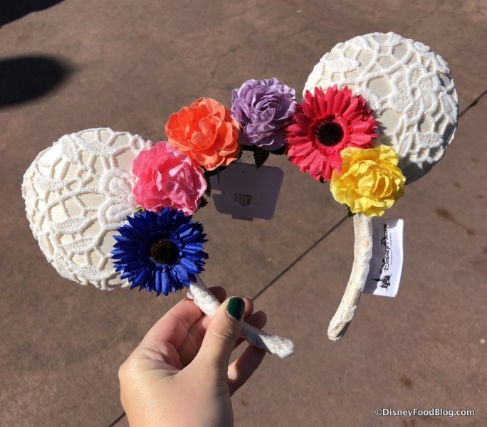 Flower Crown Minnie Ears