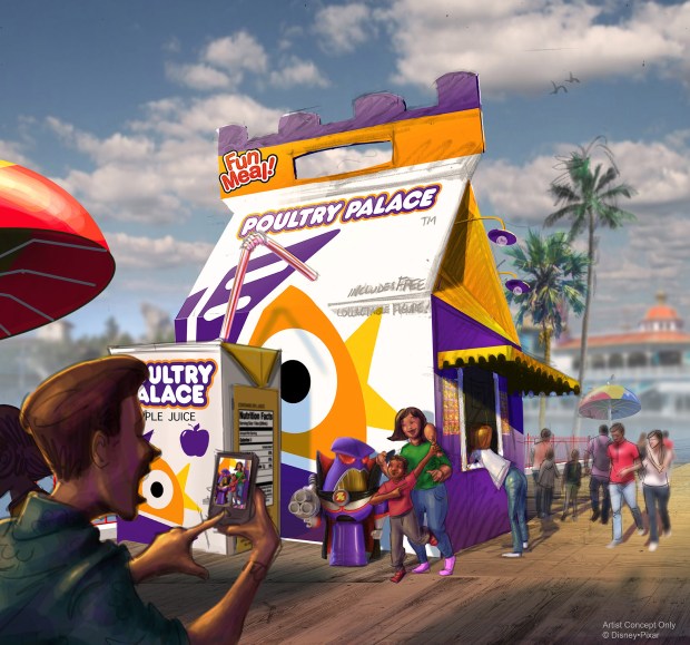 Poultry Palace at Pixar Pier Will Serve Turkey Legs