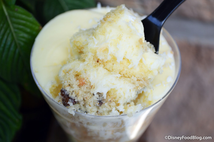 Perfect bite of Italian Cream Cake