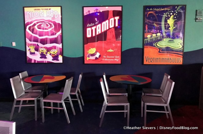 Posters Inside Alien Pizza Planet