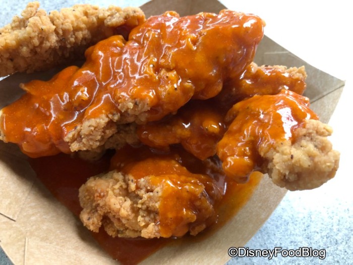 Buffalo Sauced Chicken Strips
