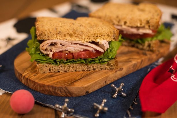 Smoked Turkey on Multigrain Bread ©Disney