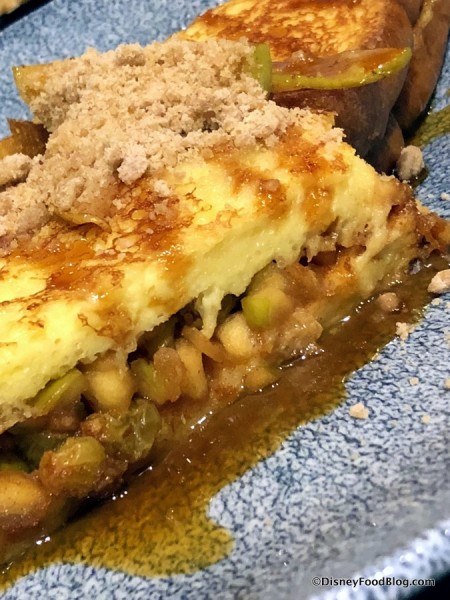 Salted Caramel Apple French Toast