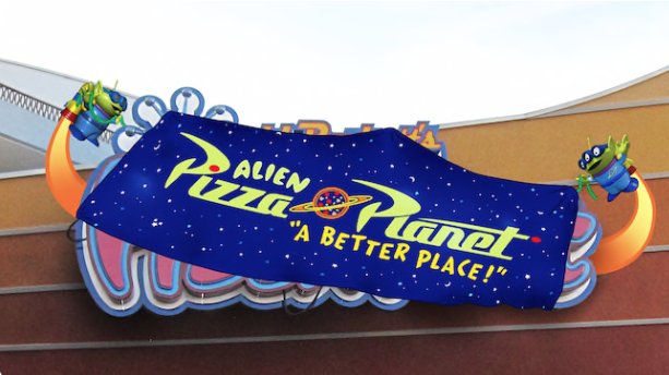 Alien Pizza Planet ©Disney