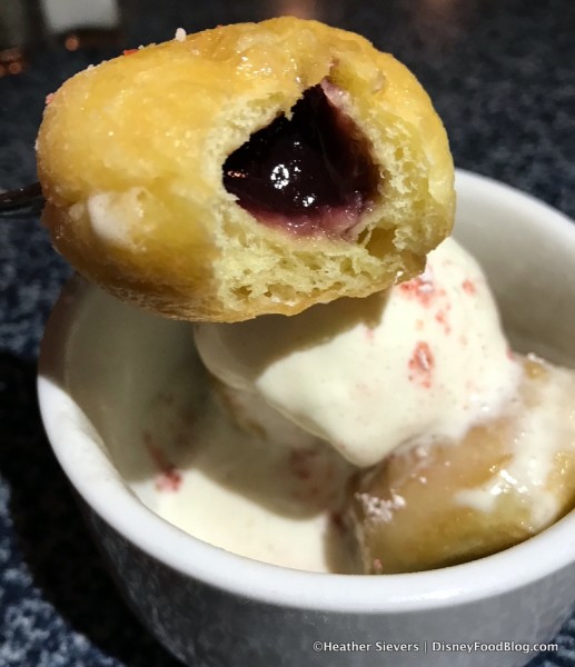 Berry-stuffed Beignets