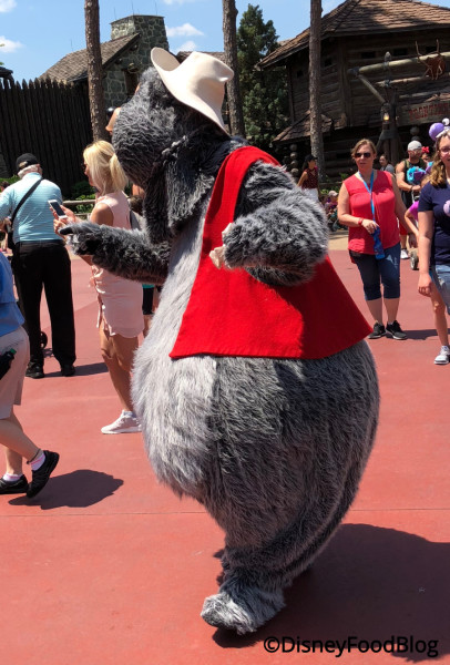 Big Al moseying around Frontierland