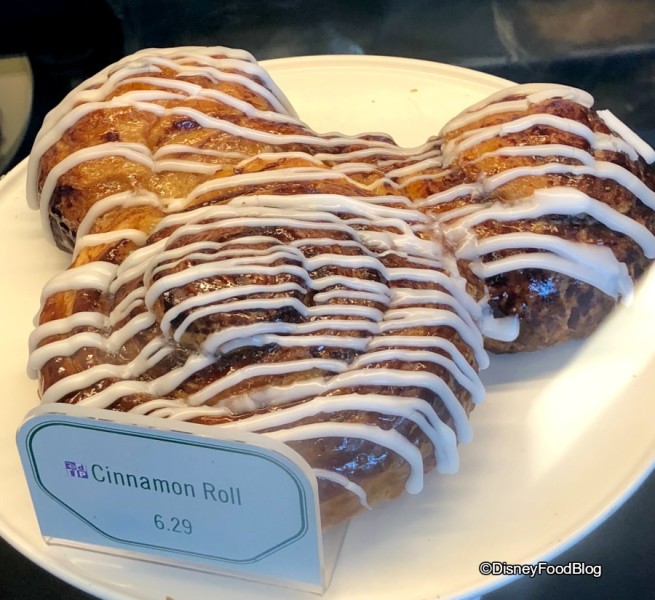 Colossal Mickey Cinnamon Roll at Fountain View