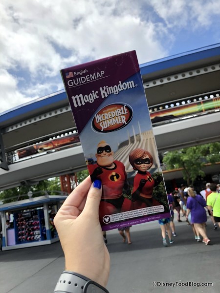 Incredible Summer on Magic Kingdom Map