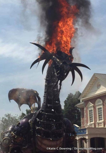 Disney World Parade Float Fire