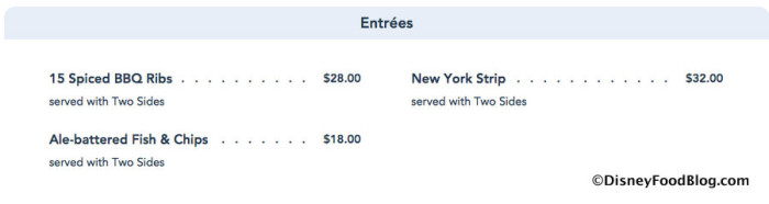 Rix Sports Bar & Grill Menu screenshot