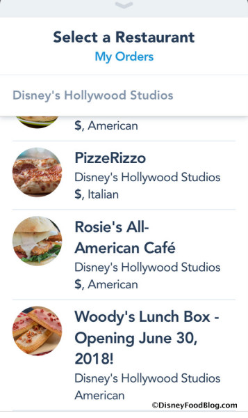 Woody's Lunch Box on Mobile Order screenshot
