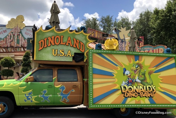 Dino-Bash Dance Party area