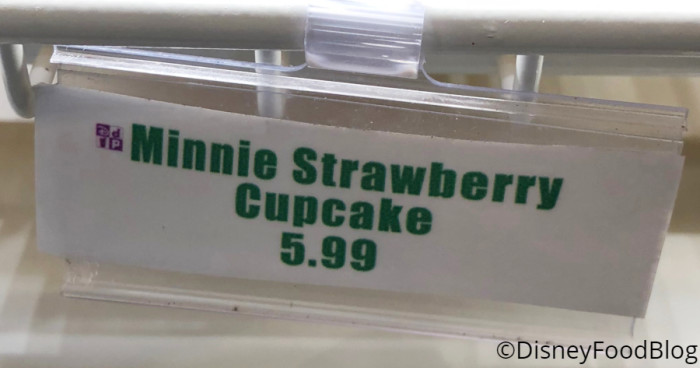 Minnie Mouse Strawberry Cupcake