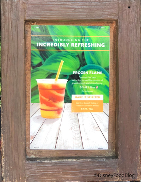 Frozen Flame drink at Royal Anandapur Tea