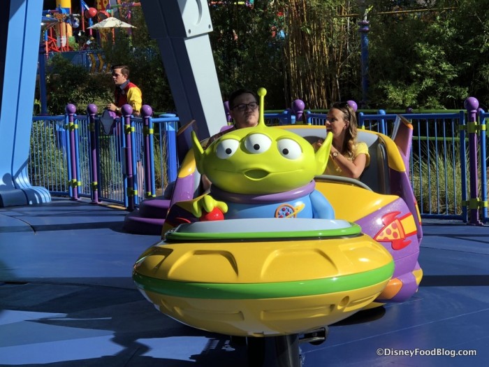 Alien Swirling Saucers