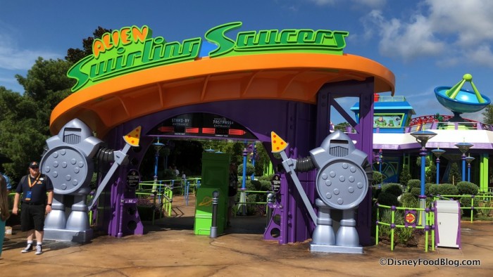 Alien Swirling Saucers