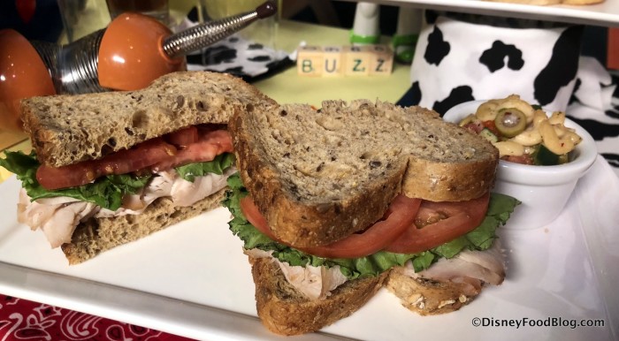 Smoked Turkey, Tomato and Lettuce Sandwich