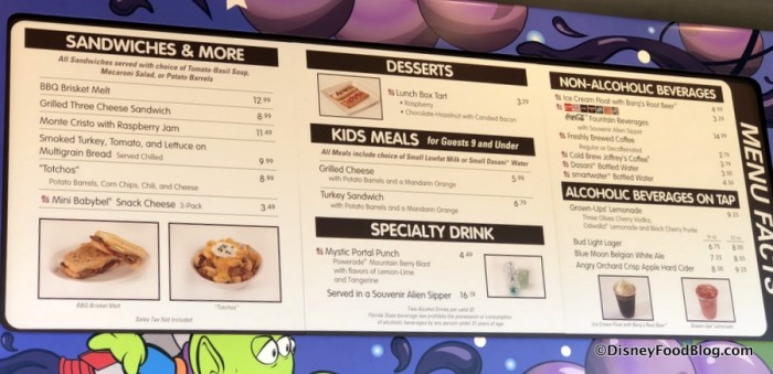 Lunch and Dinner Menu