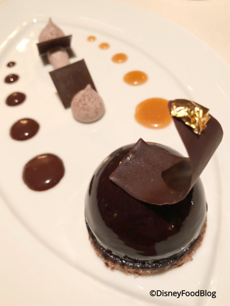 Bittersweet Chocolate Dome on Praline Crunch