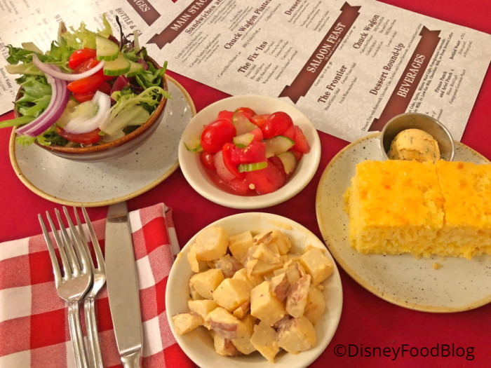 Salads and Cornbread 