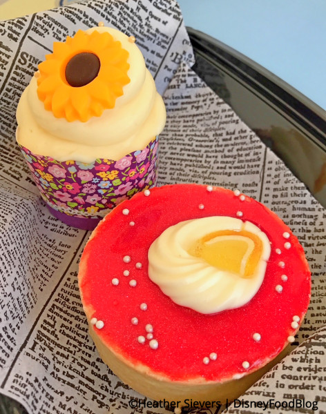 Lemon Honey Cupcake and Meyer Lemon Strawberry Tart