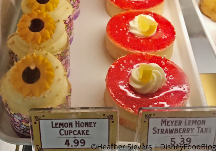 Lemon Honey Cupcake and Meyer Lemon Strawberry Tart
