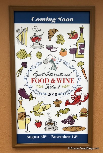 Epcot's 2018 International Food and Wine Festival