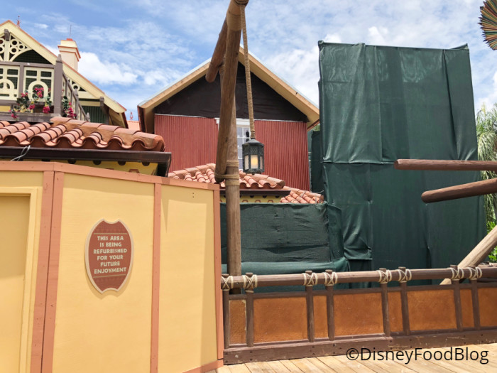 Adventureland's Club 33 Construction