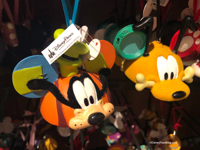Goofy and Pluto Ornaments
