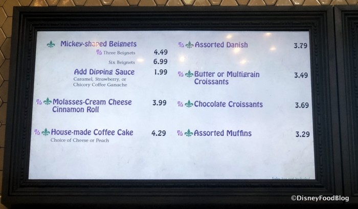 Sassagoula Floatworks Bakery Menu