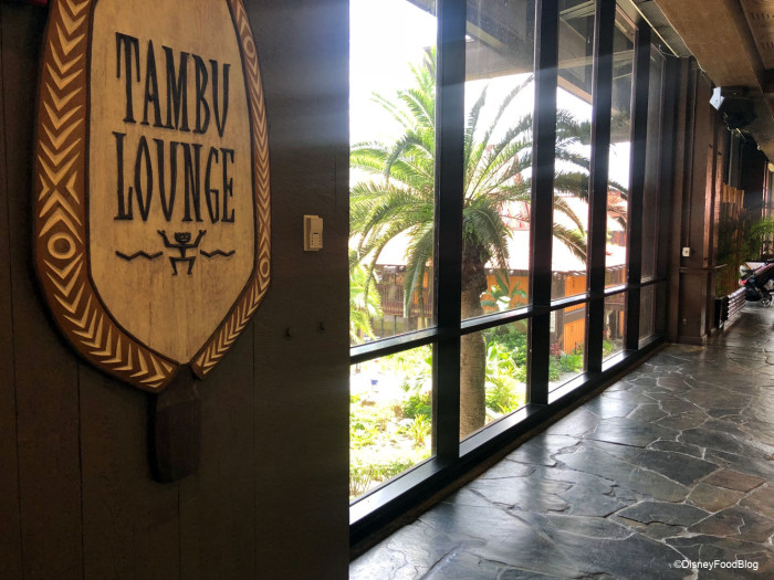 Tambu Lounge Temporary Location During the Evening During Renovations