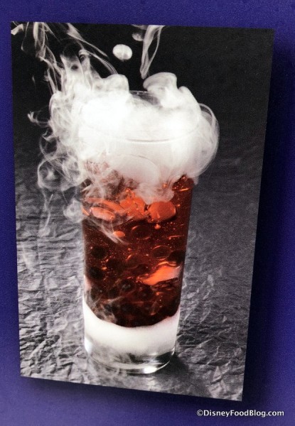 Violet's Force Field Punch on the menu