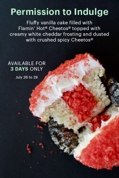 Flamin' Hot Cheetos Cupcake ©Sprinkles