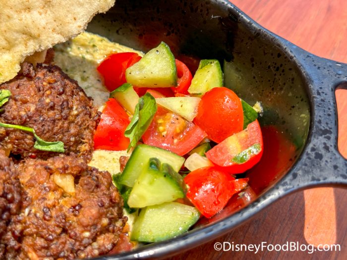 Felucian Kefta and Hummus Garden Spread