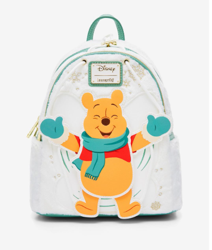 Loungefly Disney Winnie the Pooh Snow Angel Swivel Mini Backpack - BoxLunch Exclusive